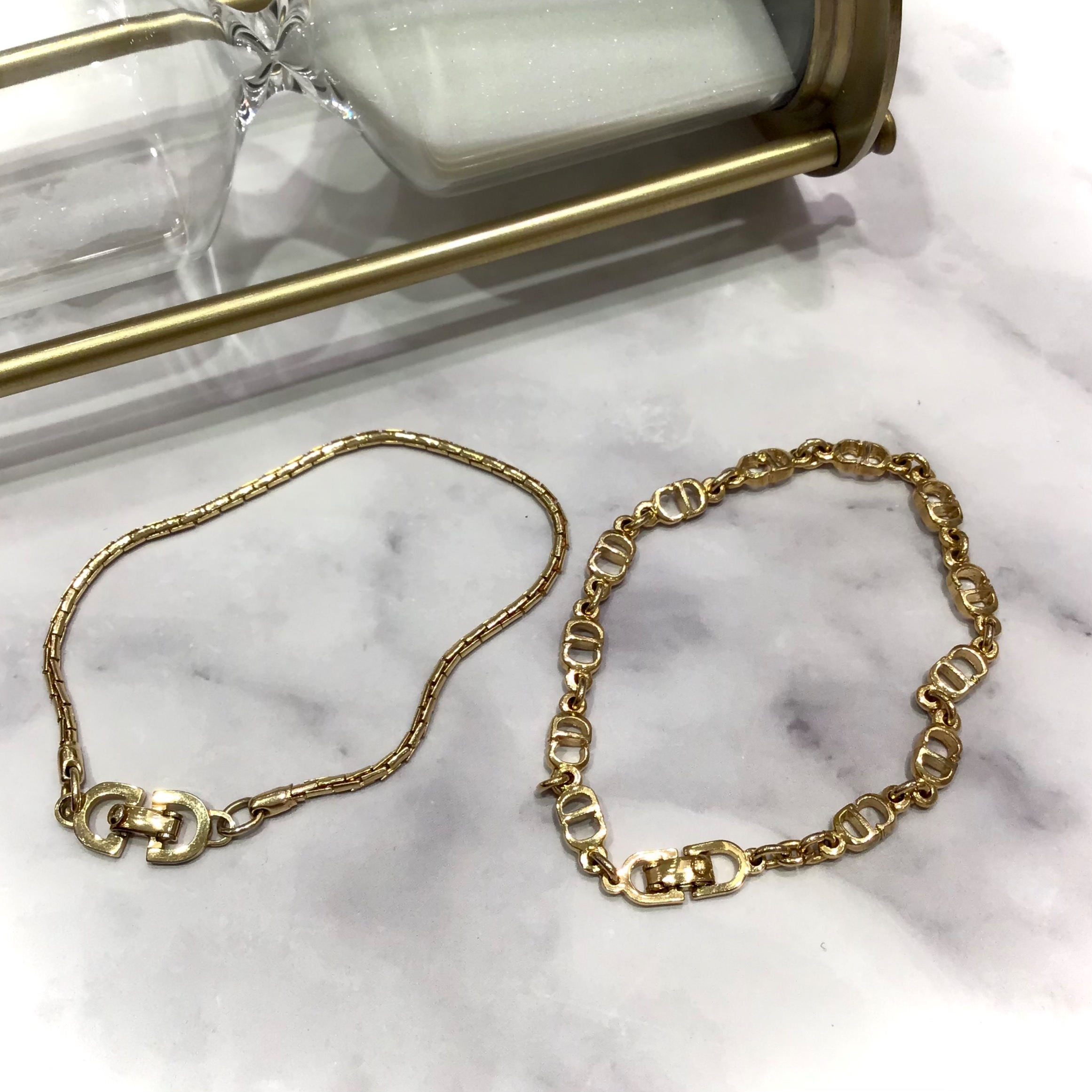 Dior ビンテージブレスレット Christian Dior】ヴィンテージ クリスチャン・ディオール ライン