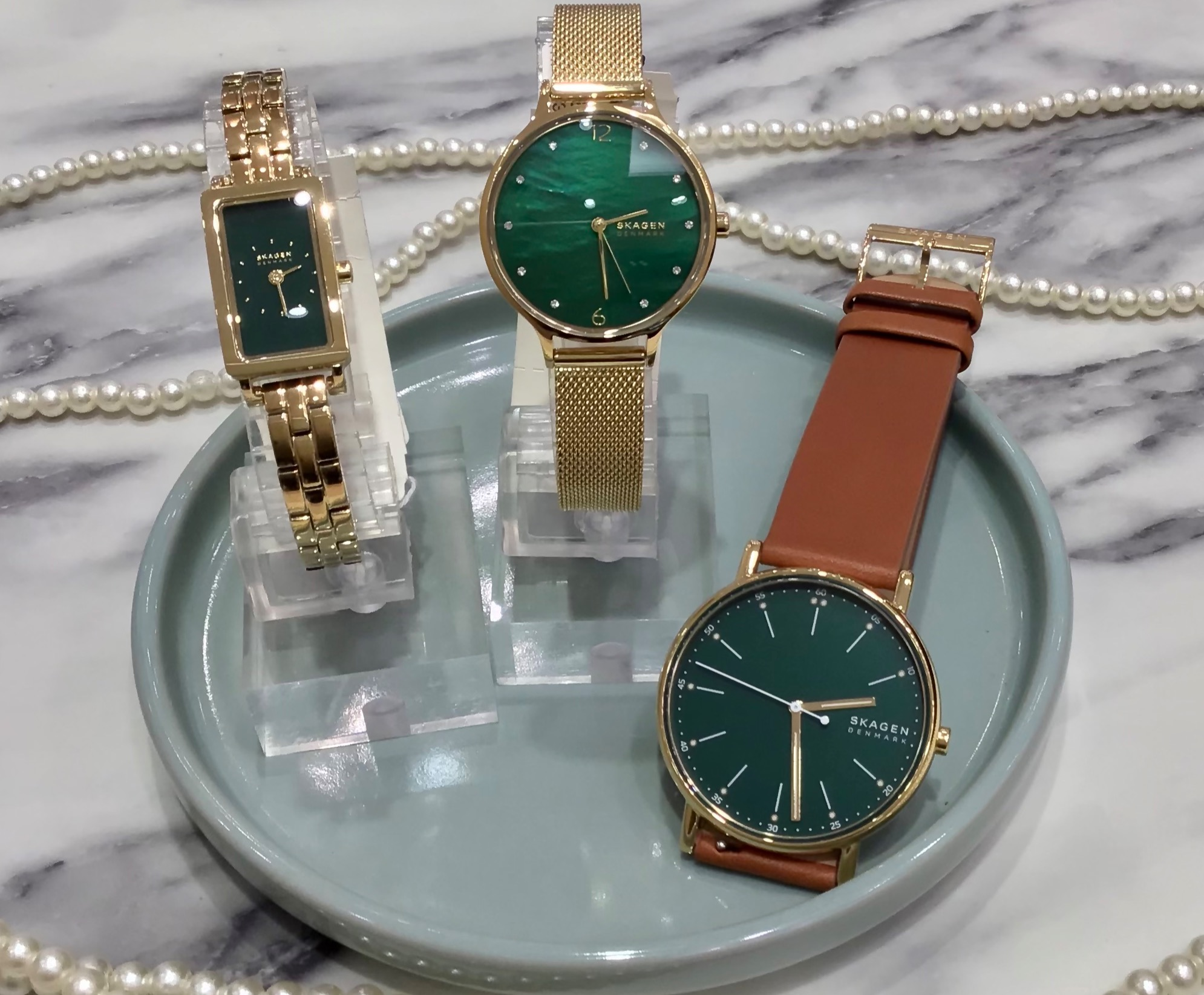 SKAGEN】自然とのつながりを表現したエメラルドグリーンカラー