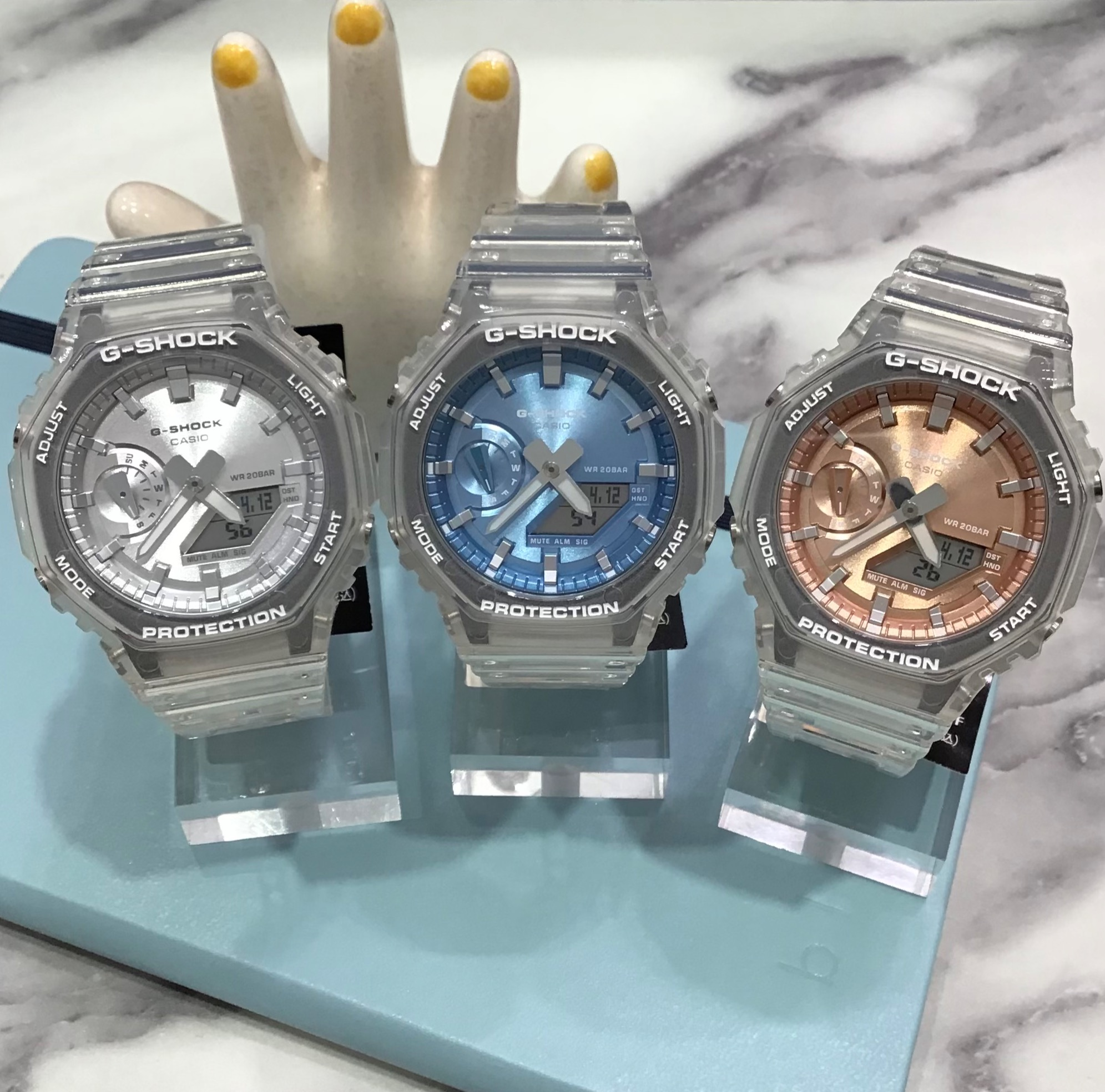 新品タグ付き❤️スケルトンバッグ⭐️ANEW G-SHOCK】夏にぴったり！！スケルトン素材を使用したモデルのご紹介
