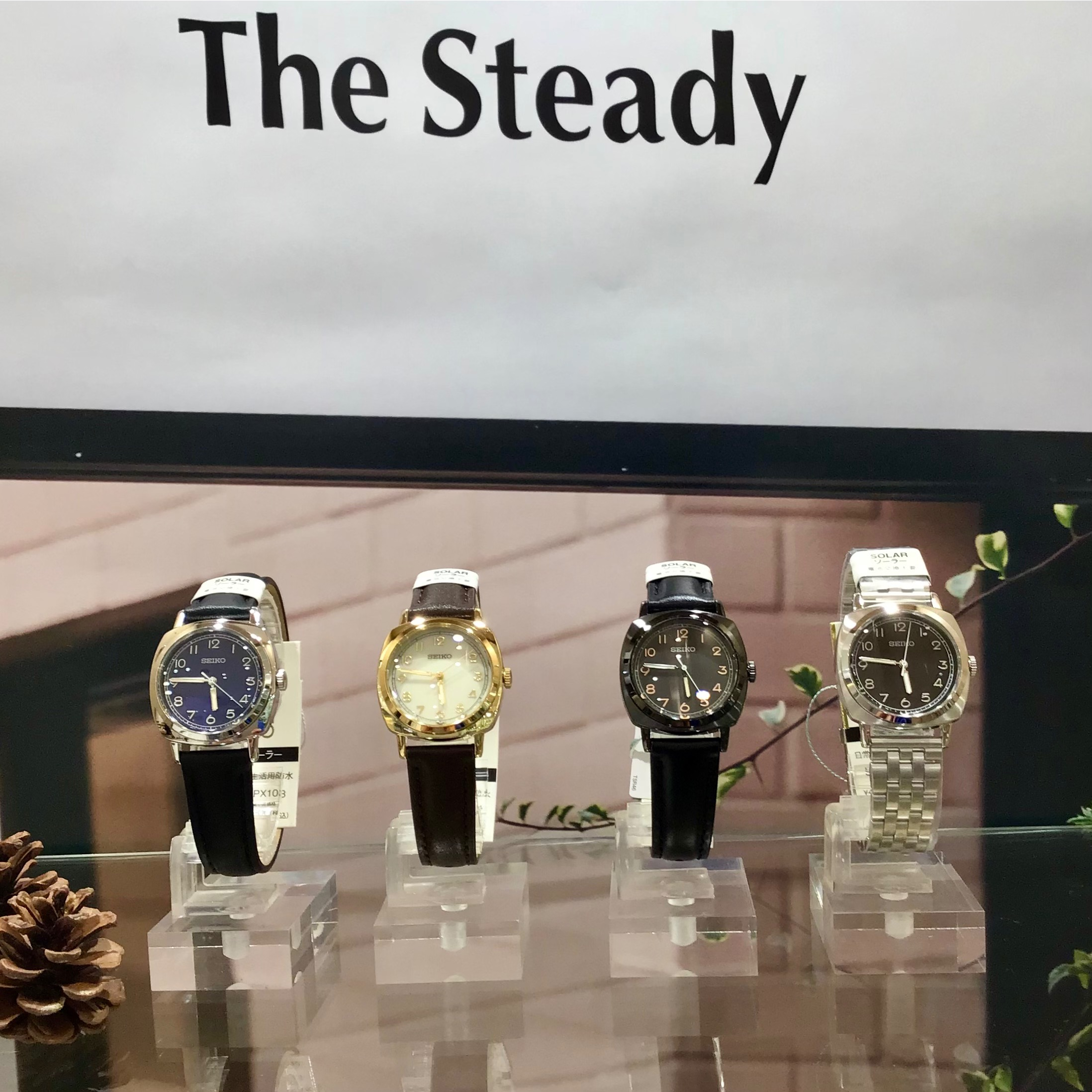 Sセレ新作【The Steady】スタイリングに合わせて楽しめるソーラー
