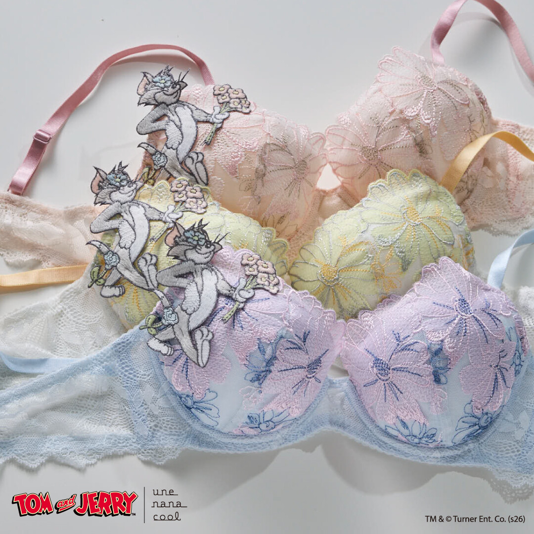 新作】トムとジェリー ブラジャー&ショーツ🐈 │ウン ナナ クール