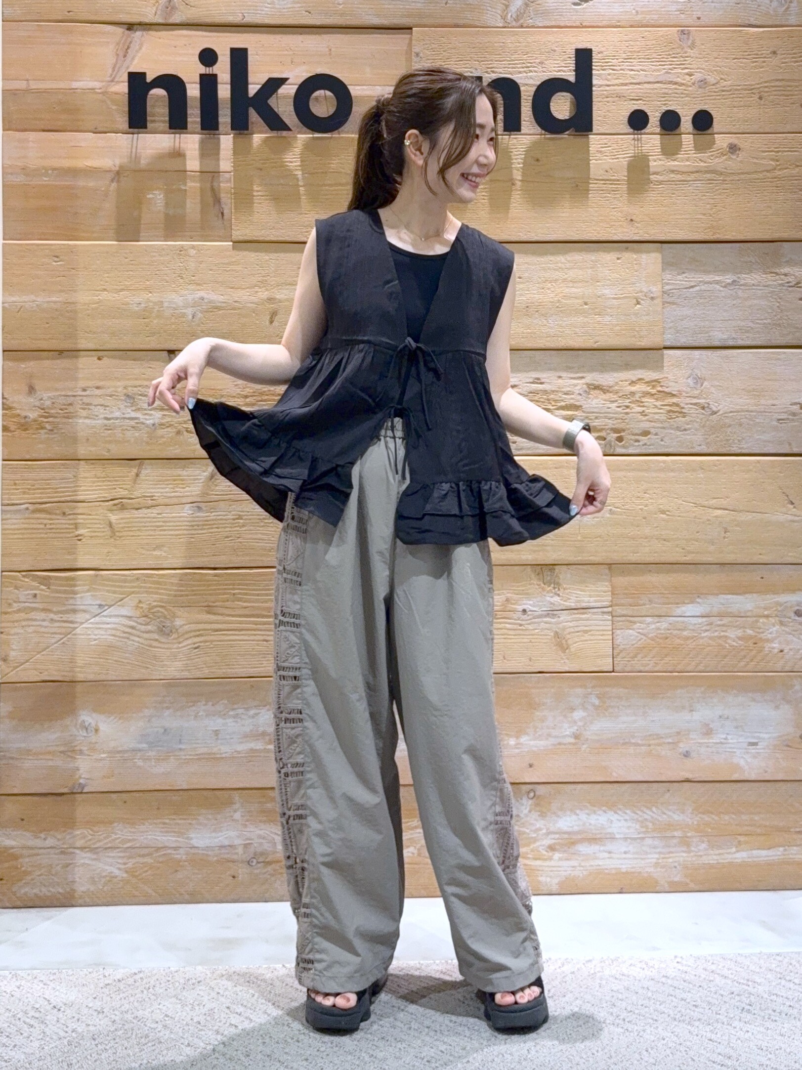 ニコアンド　てぃらさん　パンツ　スタッフ ニコアンド てぃらさん パンツ スタッフ - Pantsオリジナル
