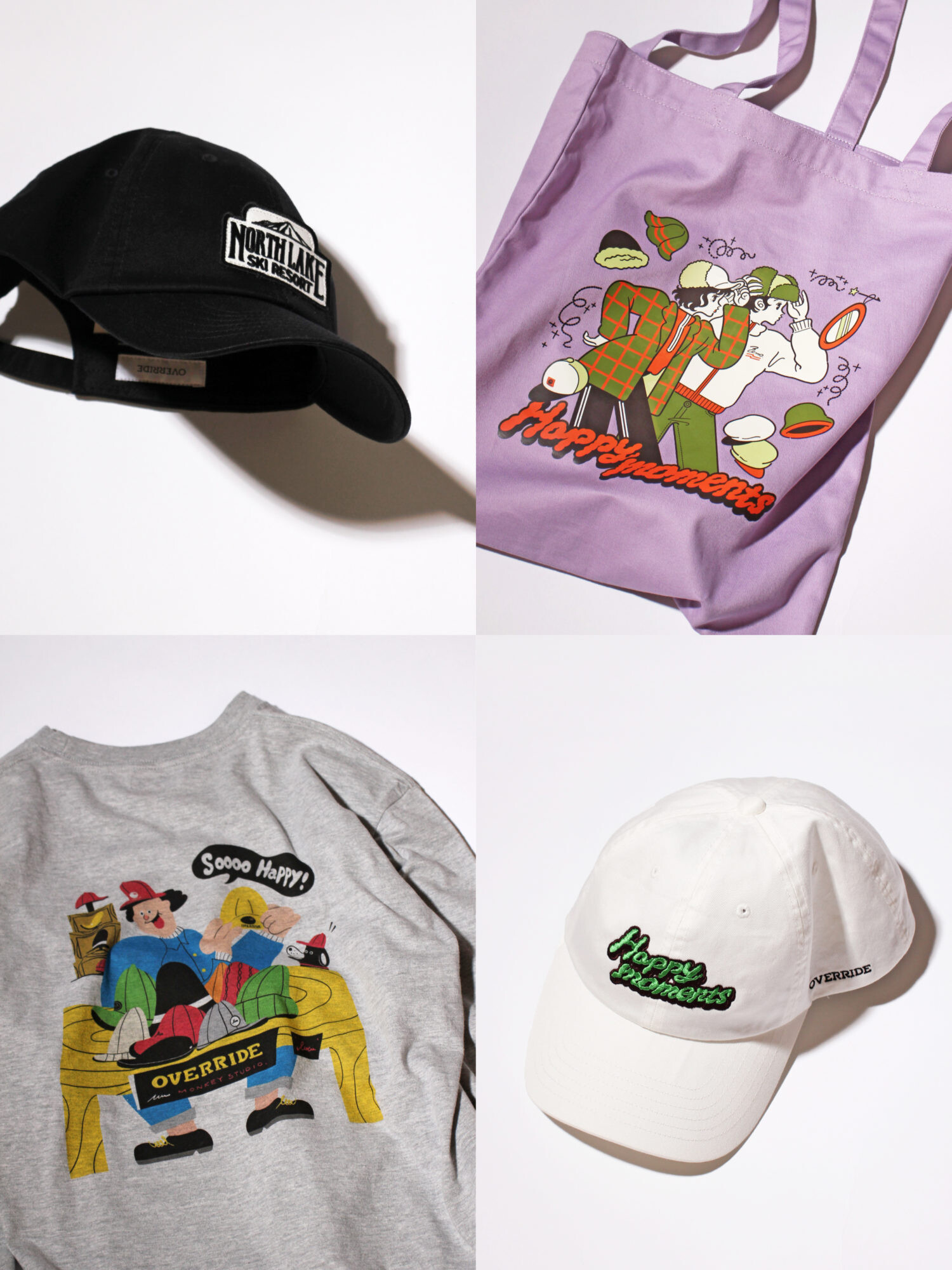 &OVERRIDE PRODUCTS】オーバーライドとイラストレーター3名のコラボ