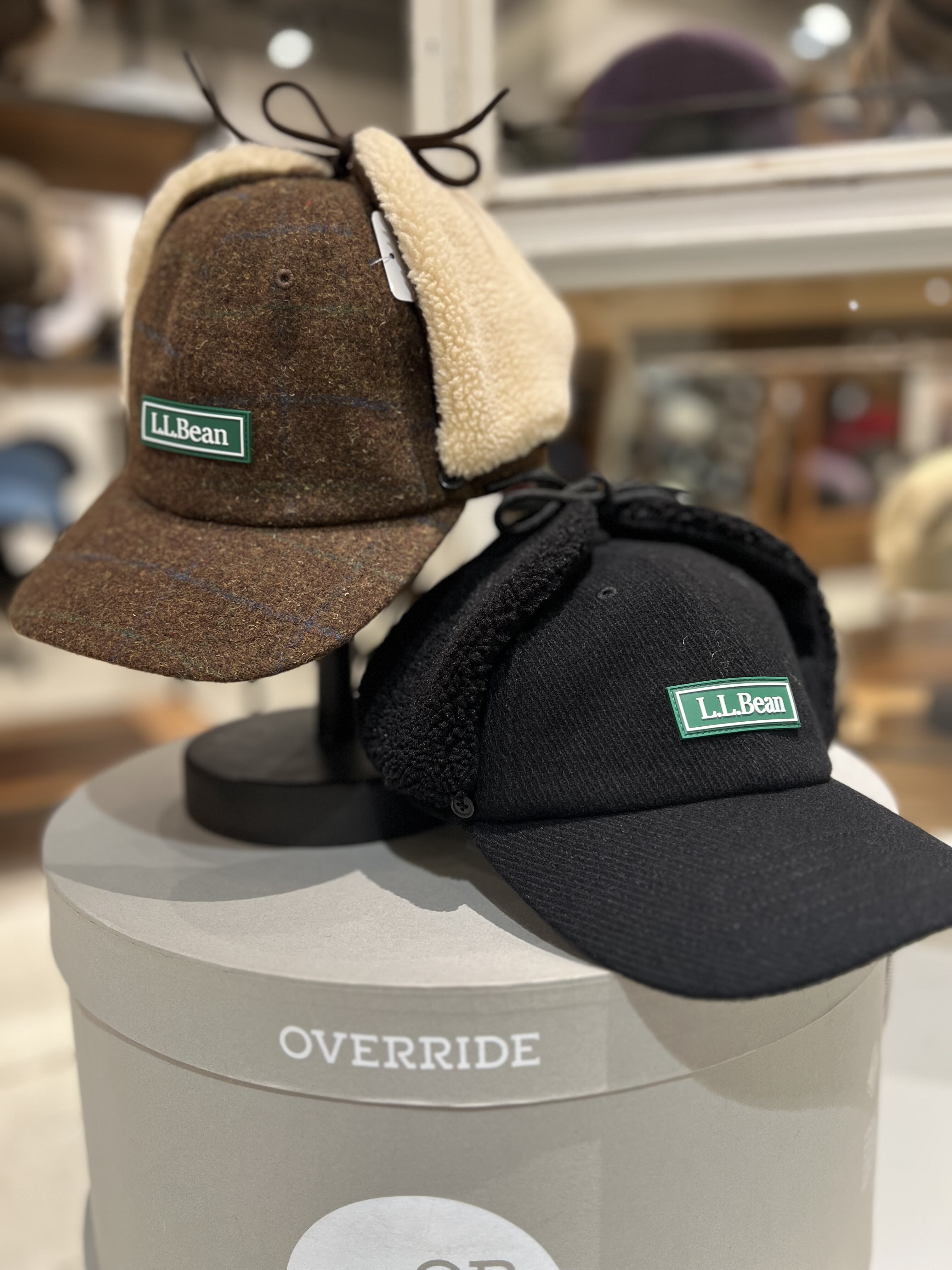 L.L.Bean】Tweed detachable Flap Cap │オーバーライド │ ショップ 