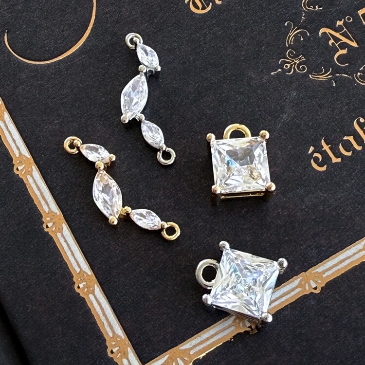 新商品】 ジルコニアチャーム＆パーツ │パーツクラブ │ ショップ