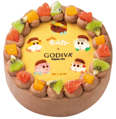 モルカー×ゴディバ クリスマスケーキ