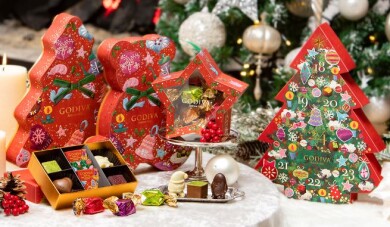ゴディバ グリッター クリスマス コレクション♪
