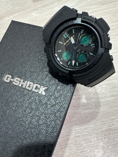 【G-SHOCK】今度の新作はブラック×グリーンが渋い電波ソーラー