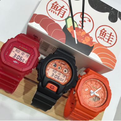 【G-SHOCK 】『まぐろ・サーモン・イクラ』寿司モデル♪