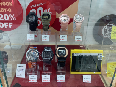 【鹿児島店】G-SHOCKもただいまセール中！