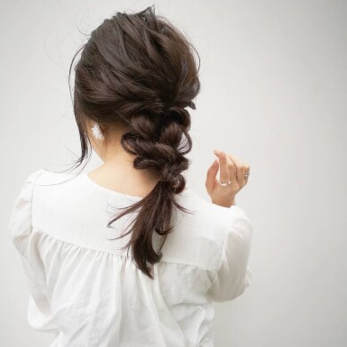 ヘアセットでオシャレに☆