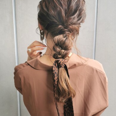 気分転換にヘアアレンジ♪