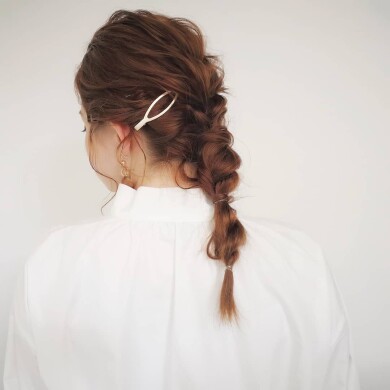 ヘアセットで華やかに♪