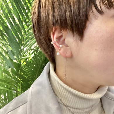 agete  🌷春の耳周りコーデ🌷