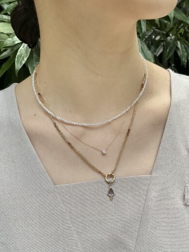 agete 💎カラーストーンネックレス💎