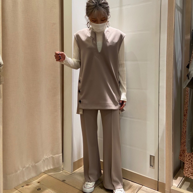 セットアップで簡単オシャレコーデ🌸