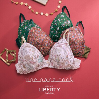 【NEW】三角ノンワイヤー made with Liberty💐