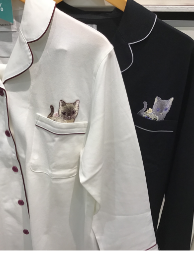 【パジャマ】ネコモチーフ🐈