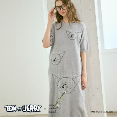 🆕トムジェリパジャマワンピース🐹🐭👗