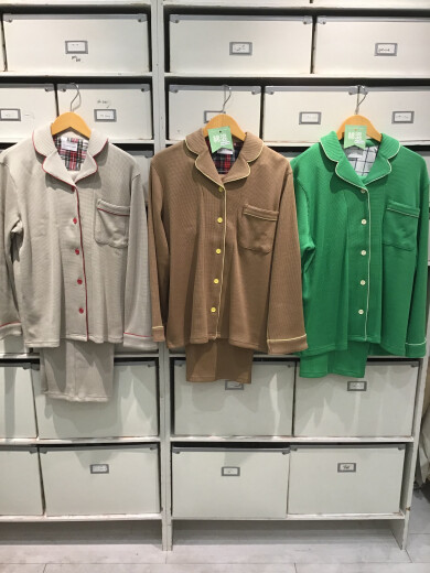 【長袖】ふわふわワッフルパジャマ