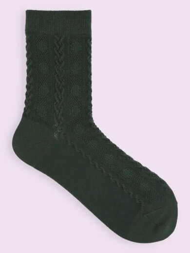 【3足￥1,100】新ぽこぽこニット風ショートソックス