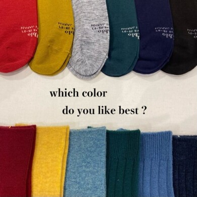 Tabio Menお探しのカラーがきっと見つかる🌈