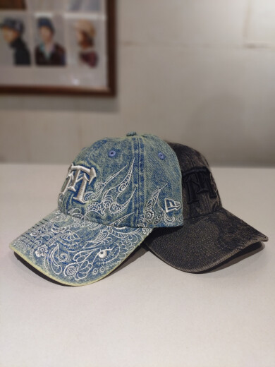 【NEWERA】9FORTY アンストラクチャード Illustrators Collection tamimoon オーバーダイ デニム