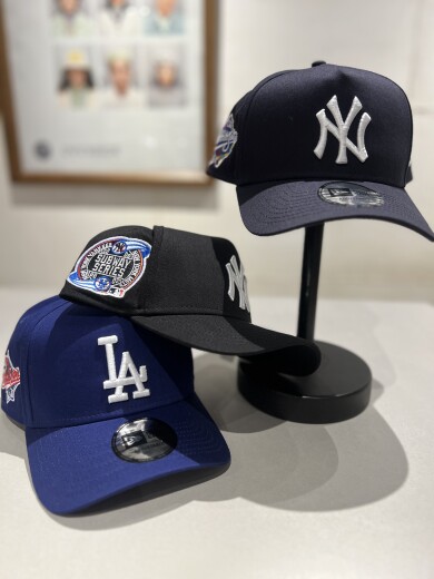 【NEWERA】新作キャップ  (9FORTY A-Frame MLB Side Patch)