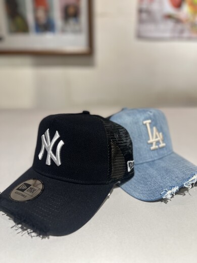 【NEWERA】9FORTY A-Frame トラッカー MLB Damaged Cap 