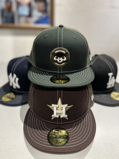 【NEWERA】59FIFTY White Stitches