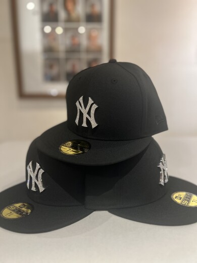【NEWERA】59FIFTY MLB Rhinestone Badge ニューヨーク・ヤンキース ブラック