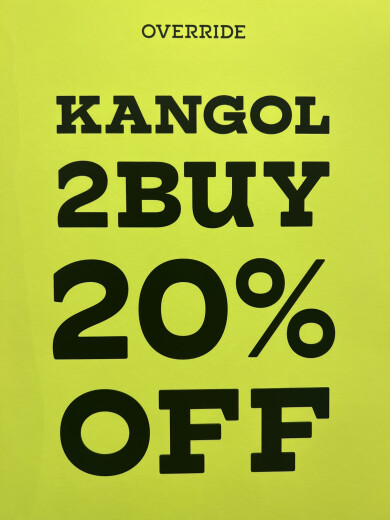 【お得なお知らせ】KANGOL　2BUYスペシャルプライス！！