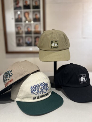 【HUF】新作キャップ入荷しました！