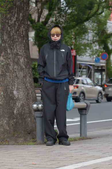 ワントーンコーデ⚫️