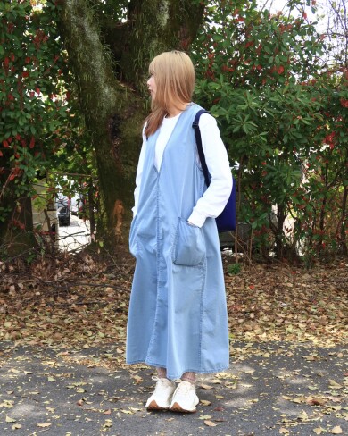\\春らしいワンピースコーデ🌸//
