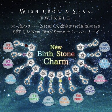 《新作》誕生石チャーム꙳★*ﾟ