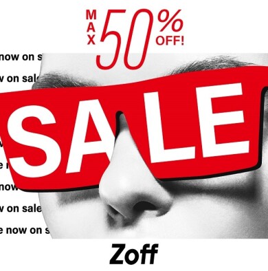 SALE期間中、フレームやサングラスが20%~50%OFFに!