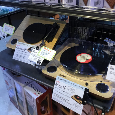 レコードのある生活もいいですね。