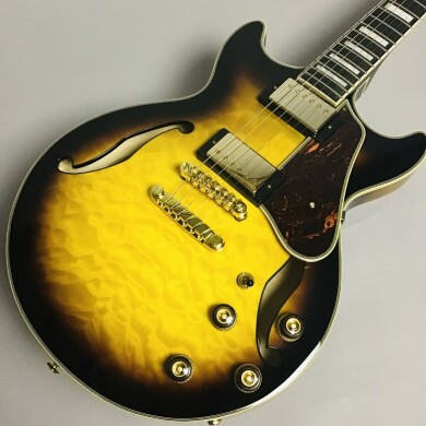 Ibanez AM93QM-AYS セミアコギター／島村楽器限定モデルにゅうかｓ