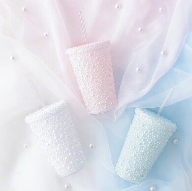 【NEW】きらめくデザインのパールタンブラー🥤💎