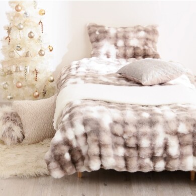 【NEW】プードル🐩ハート︎🤍フリルデザイン🎀 ᩚ毎年人気のふわふわマイクロファイバー寝具🐑⸒⸒🤍