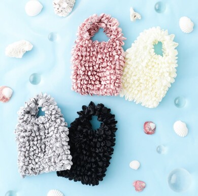 【SALE】くしゅくしゅした生地が可愛らしいエコバッグがお買い得に🐚🫧‪🩷