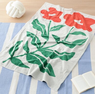 【SALE】アートタオルケットが30％OFF🌼*･