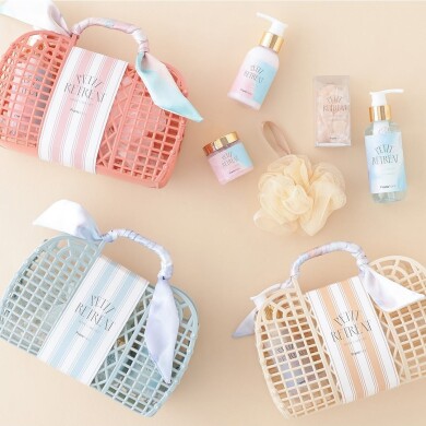 【母の日】おしゃれなカゴバッグに入ったボディケアギフトセット🧴🧼𓂃🫧‪