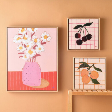 【NEW】レトロ感が愛らしいアートボードです🍒