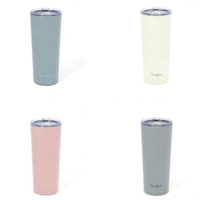 【NEW】大容量！フタ付き ステンレスタンブラー🥤🤍