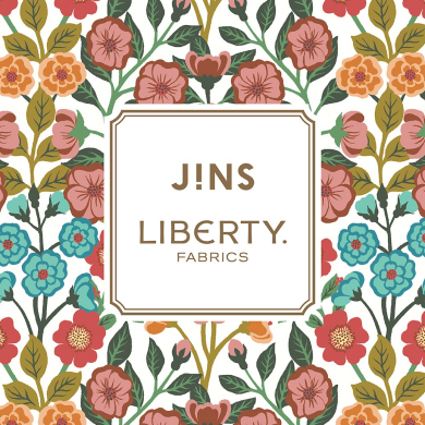時代を超えて愛される英国リバティ社とJINSのメガネに新柄が追加！