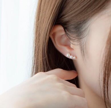 【2025ウインターコレクション】 K10 イエローゴールド 淡水パール ピアス