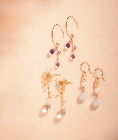 秋の新作ピアス✨Chandelier✨