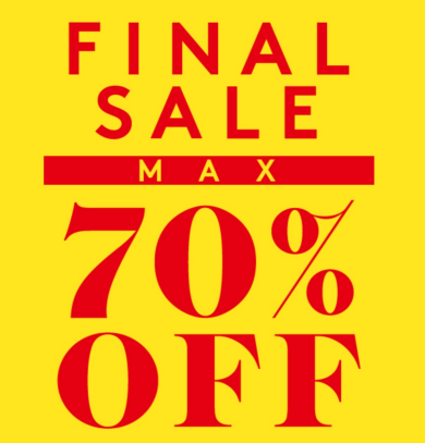 MAX70%オフ🥳